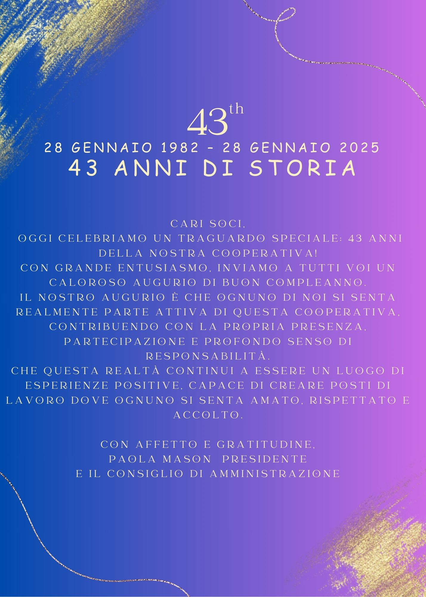 43anniversario